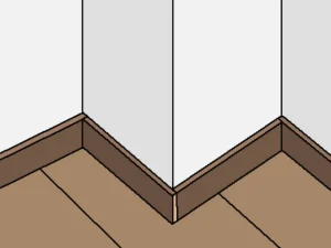 ポリバレンテは巾木の留めが作れない