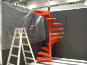 ユニット式らせん階段であることが分る状態