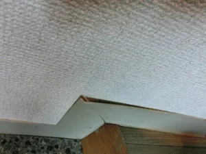 巾木が剥がれている様子
